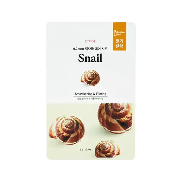 Etude House – 0.2 Therapy Air Mask Snail, 20ml