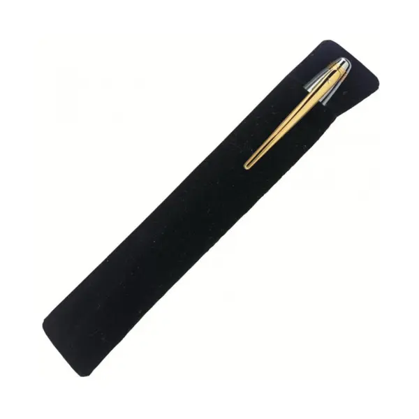 Etui Negru din Catifea pentru Instrument de Scris
