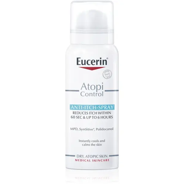 Eucerin AtopiControl spray pentru atenuarea instantanee a mâncărimii și a iritației 50 ml