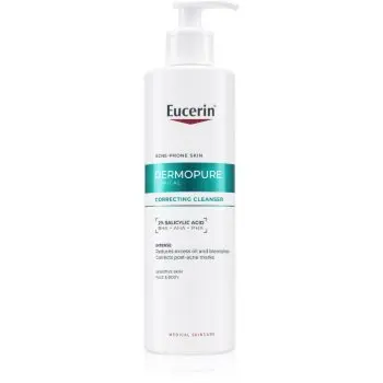 Eucerin DermoPure Clinical Correcting Cleanser gel exfoliant de curatare pentru fata si corp