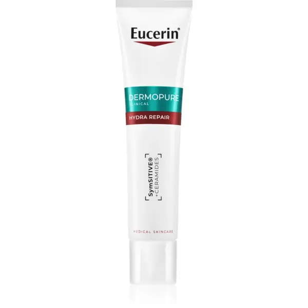 Eucerin DermoPure Clinical Hydra Repair crema reparatorie pentru tenul gras, predispus la acnee 40 ml