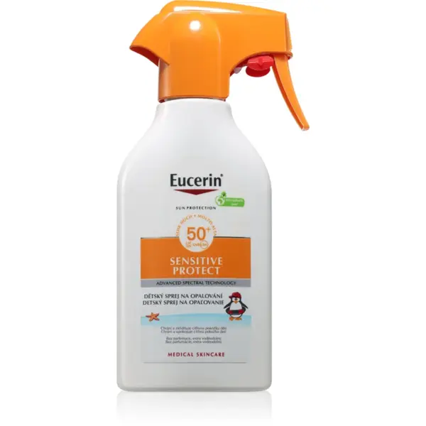 Eucerin Sensitive Protect spray pentru protectie solara pentru copii SPF 50+ 250 ml