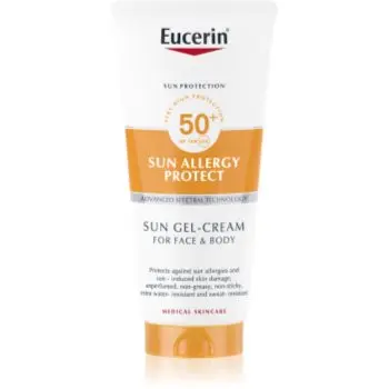 Eucerin Sun Allergy Protect gel de protectie cremoasa pentru fata si corp