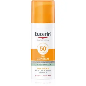 Eucerin Sun Oil Control crema-gel cu efect de protectie a fetei SPF 50+