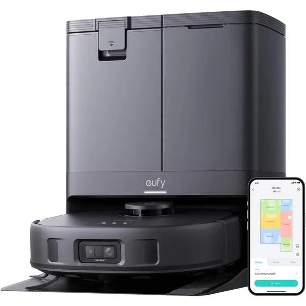 eufy Aspirator robot eufy X10 Pro Omni, 8000 Pa, Mop rotativ, Statie Omni, Navigatie LiDAR, Evitare obstacole AI