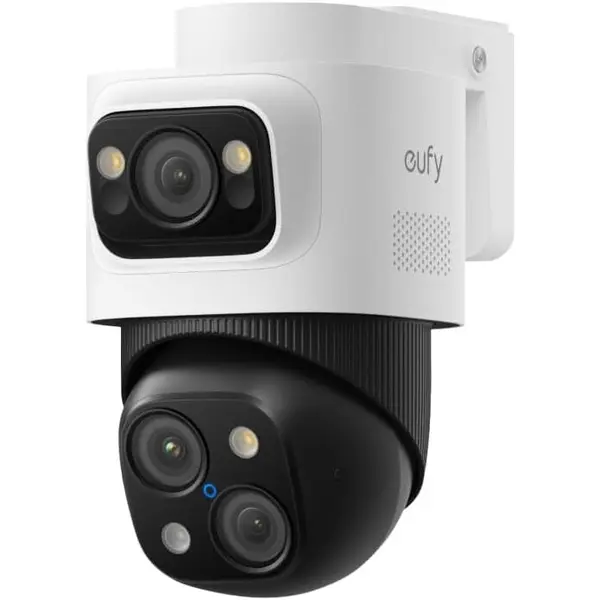 eufy Camera Add-on eufy PoE Bullet-PTZ S4, 4K UHD Triple Lens, 122° FOV, 360° Pan&Tilt, 8× Hybrid Zoom, AI, Night Vision Color, pentru NVR, Alb