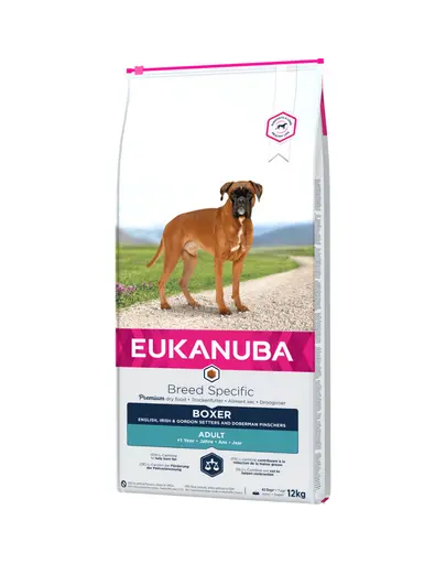 EUKANUBA Breeds Specific hrana uscata pentru cainii adulti rasa boxer 12 kg