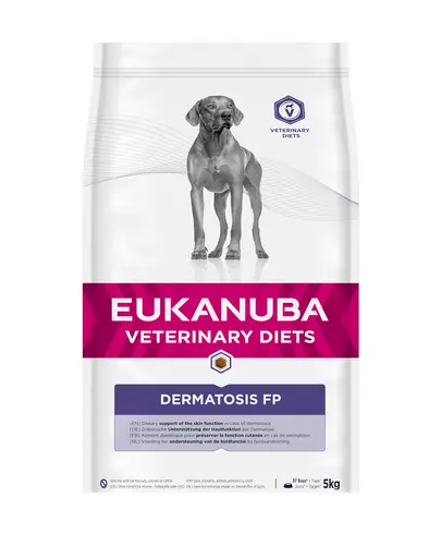 EUKANUBA Veterinary Diets Dermatosis Hrana uscata caini adulti cu sensibilitati, fp dieta veterinara 5 kg