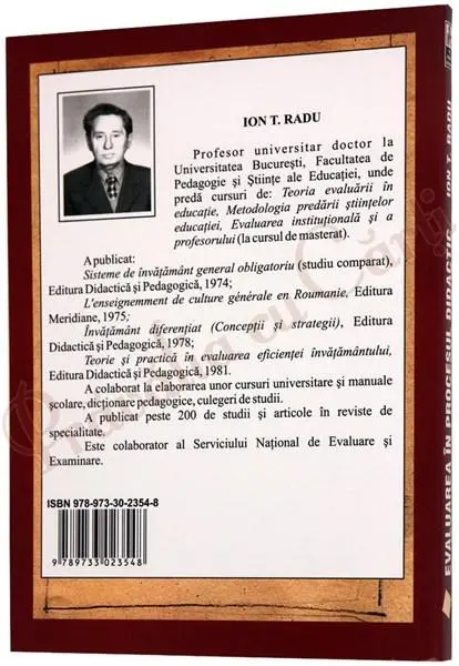 Evaluarea in procesul didactic | Ion T. Radu