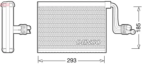 Evaporator, aer conditionat DENSO DEV05002
