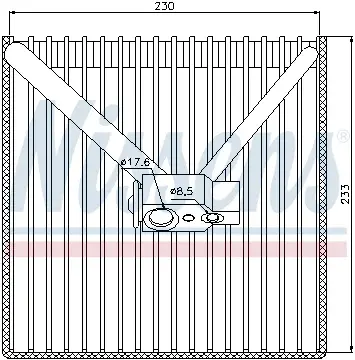 Evaporizator aer conditionat OPEL MERIVA A 1.3D-1.8 intre 2003-2010