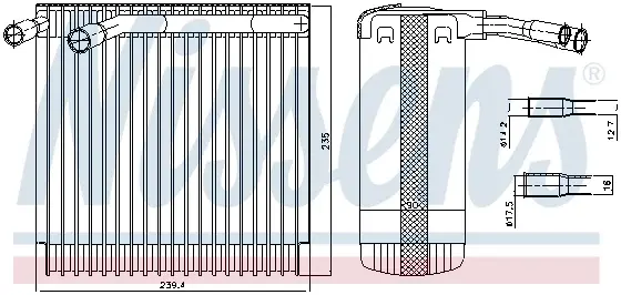 Evaporizator aer conditionat VOLVO 850, C70 I, S70, V70 I, XC70 CROSS COUNTRY 2.0-2.5D intre 1991-2005