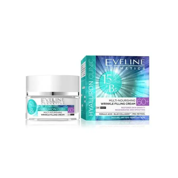 Evelin Bio Hyaluron Cremă de zi/noapte 60+ Volum 50 ml