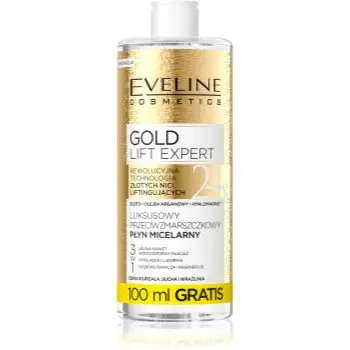 Eveline Cosmetics Gold Lift Expert apa pentru curatare cu particule micele pentru ten matur