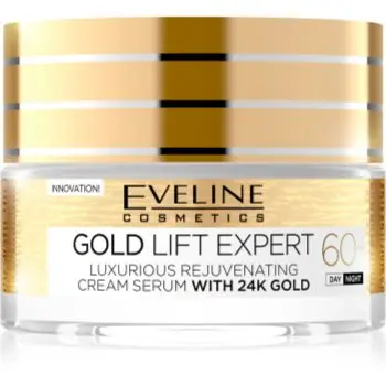 Eveline Cosmetics Gold Lift Expert crema de zi si noapte 60+ cu efect de intinerire