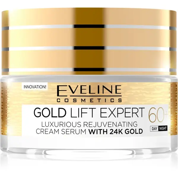 Eveline Cosmetics Gold Lift Expert crema de zi si noapte 60+ cu efect de intinerire 50 ml