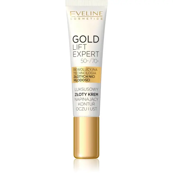 Eveline Cosmetics Gold Lift Expert crema tonifianta zona ochilor si a buzelor 15 ml
