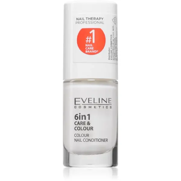 Eveline Cosmetics Nail Therapy Care & Colour balsam pentru unghii 6 in 1 culoare French 5 ml