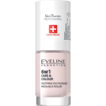 Eveline Cosmetics Nail Therapy Care & Colour balsam pentru unghii 6 in 1