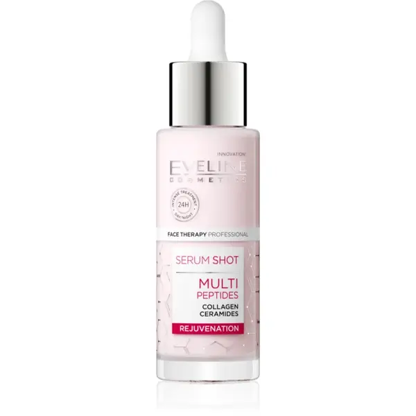 Eveline Cosmetics Serum Shot Multi Peptides ser facial de intinerire cu colagen 30 ml