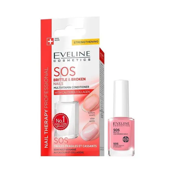 Eveline Cosmetics Tratament pentru unghii casante si fragile SOS Nail Therapy Volum 12 ml
