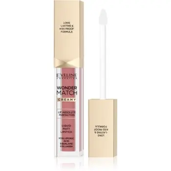 Eveline Cosmetics Wonder Match ruj de buze lichid, mat și de lungă durată cu acid hialuronic