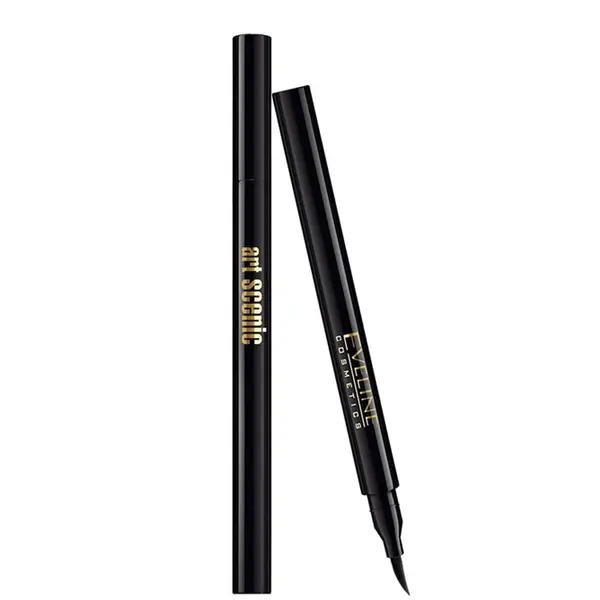 Eveline Professional Art Scenic Eyeliner Pen 6ml – Deep Black
