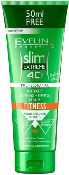 Eveline Slim Extreme 4D Ser pentru slăbit Fitnes, 250 ml