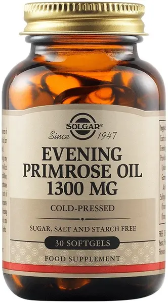 Evening Primrose Oil, 1300 mg, 30 capsule moi, Solgar