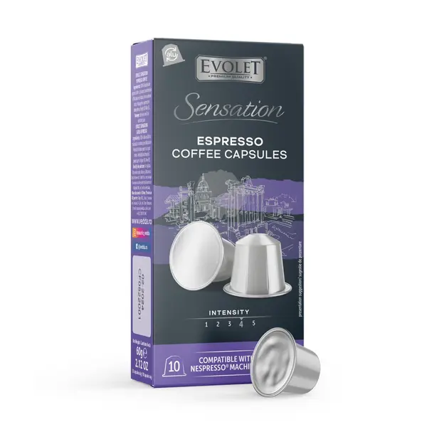 Evolet Sensation Espresso capsule compatibile Nespresso 10 buc