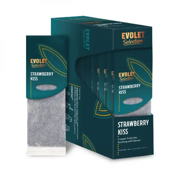 Evolet Strawberry Kiss Grand Pack ceai plic 20 buc