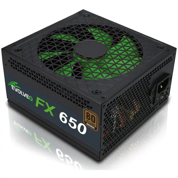 Evolveo Sursa de alimentare EVOLVEO FX 650, 650 W ATX, 14 cm, silentios, 80+, Bronze