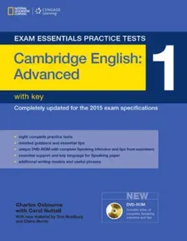 Exam Essentials: Cambridge Advanced Practice Tests 1 W/O Key + DVD-ROM, Paperback/Tom Bradbury