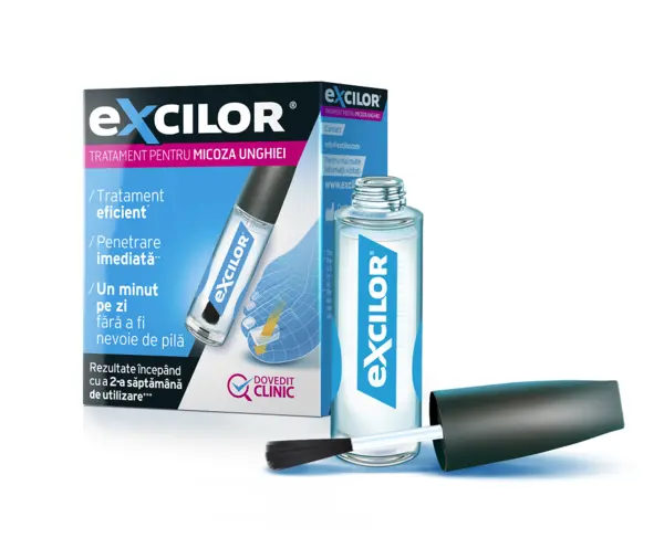 Excilor Solutie tratament pentru micoza unghiei 3,3 ml