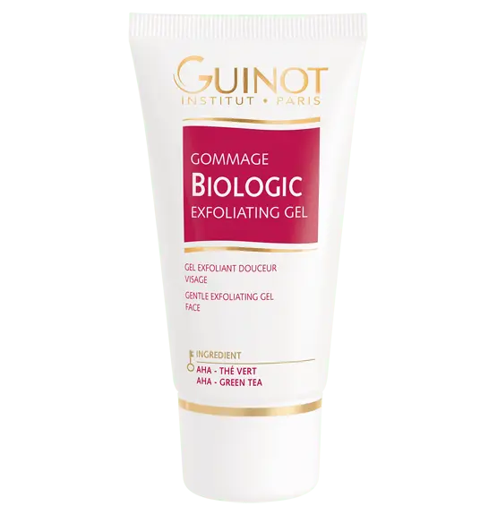 Exfoliant natural Guinot Gommage Biologic Exfoliating Gel efect de reinnoire celulara 50ml