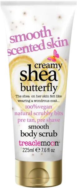 Exfoliant pentru corp Shea Butterfly, 225ml, Treaclemoon