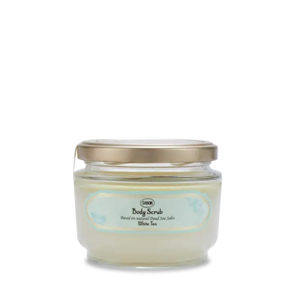 Exfoliant pentru corp White Tea, 320g, Sabon