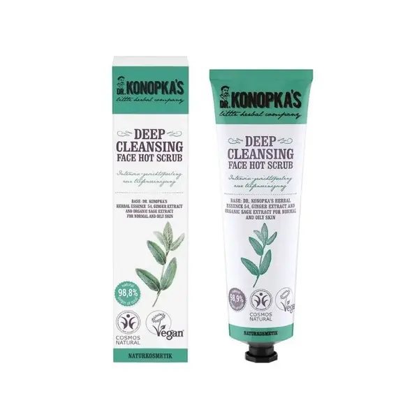 Exfoliant pentru curatarea in profunzime a tenului, 75 ml, Dr. Konopkas