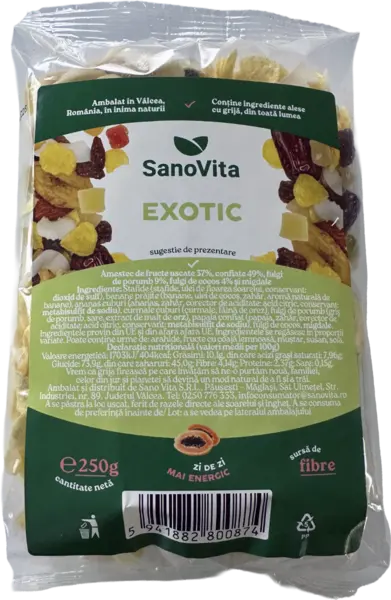 Exotic, 250g, SanoVita