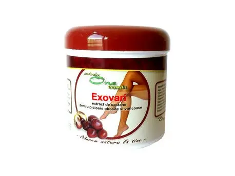 Exovari Crema pentru picioare obosite si varicoase cu Extract de Castane 250 ml