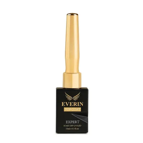 Expert Top Coat Everin 15 ml – Luciu Profesional & Rezistență Prolongată | FSM-Romania