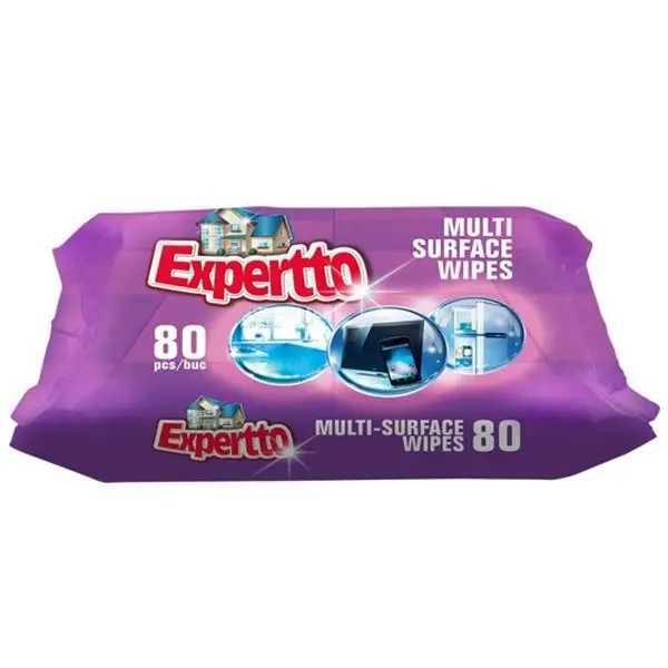 Expertto Servetele umede multisuprafete, 80 buc