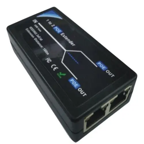 Extender PoE pasiv POE05-2, 2 porturi iesire, 100m, 15W/port, IEEE 802.3af/at, plug-and-play