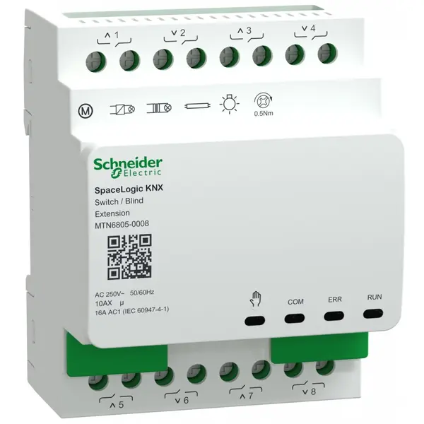 Extensie actuator, 8 canale SpaceLogic KNX Schneider MTN6805-0008