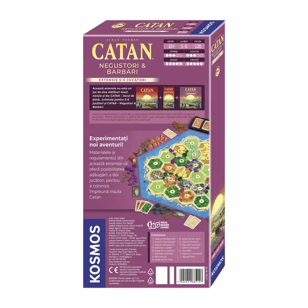Extensie - Catan: Negustori & Barbari, 5-6 jucatori | Kosmos