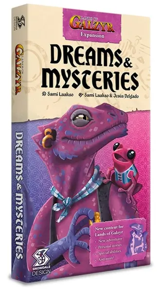 Extensie de joc de societate Lands of Galzyr: Dreams and Mysteries
