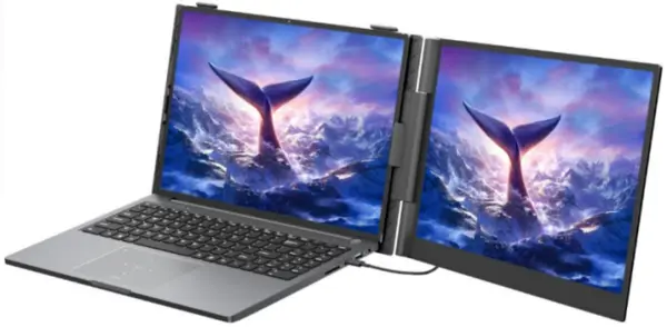 Extensie Monitor Laptop Blackview SCM8, 15.3 FHD, 1920x1200, 60Hz, 300 nits, Boxa Incorporata, 20V 5A, Aluminiu+ABS+PC, USB-C