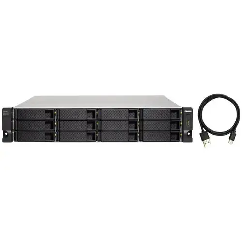 Extensie NAS. R1200C 12-Bay, 2.5/3.5 SATA 6Gbps HDD (neincluse), LAN 1xUSB 3.1 Gen2 Type-C device, 2U