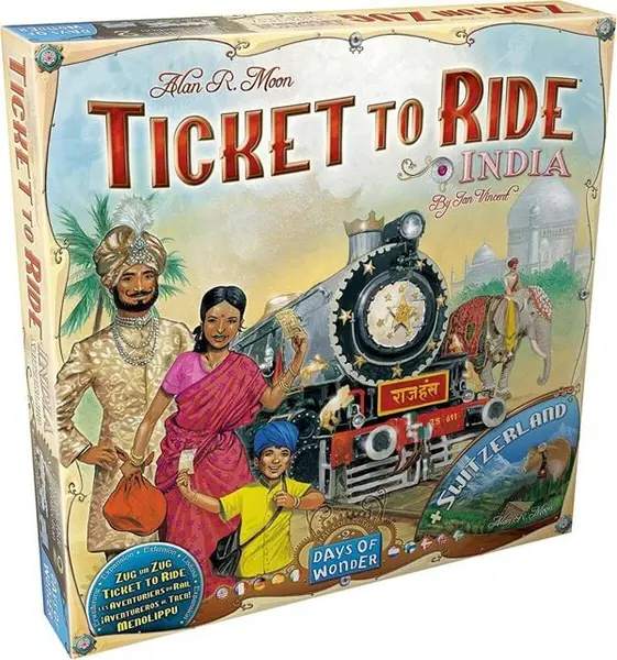Extensie pentru jocul de societate Ticket to Ride - India
