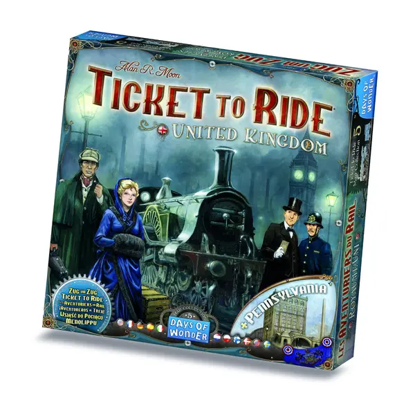 Extensie pentru jocul de societate Ticket to Ride: United Kingdom & Pennsylvania